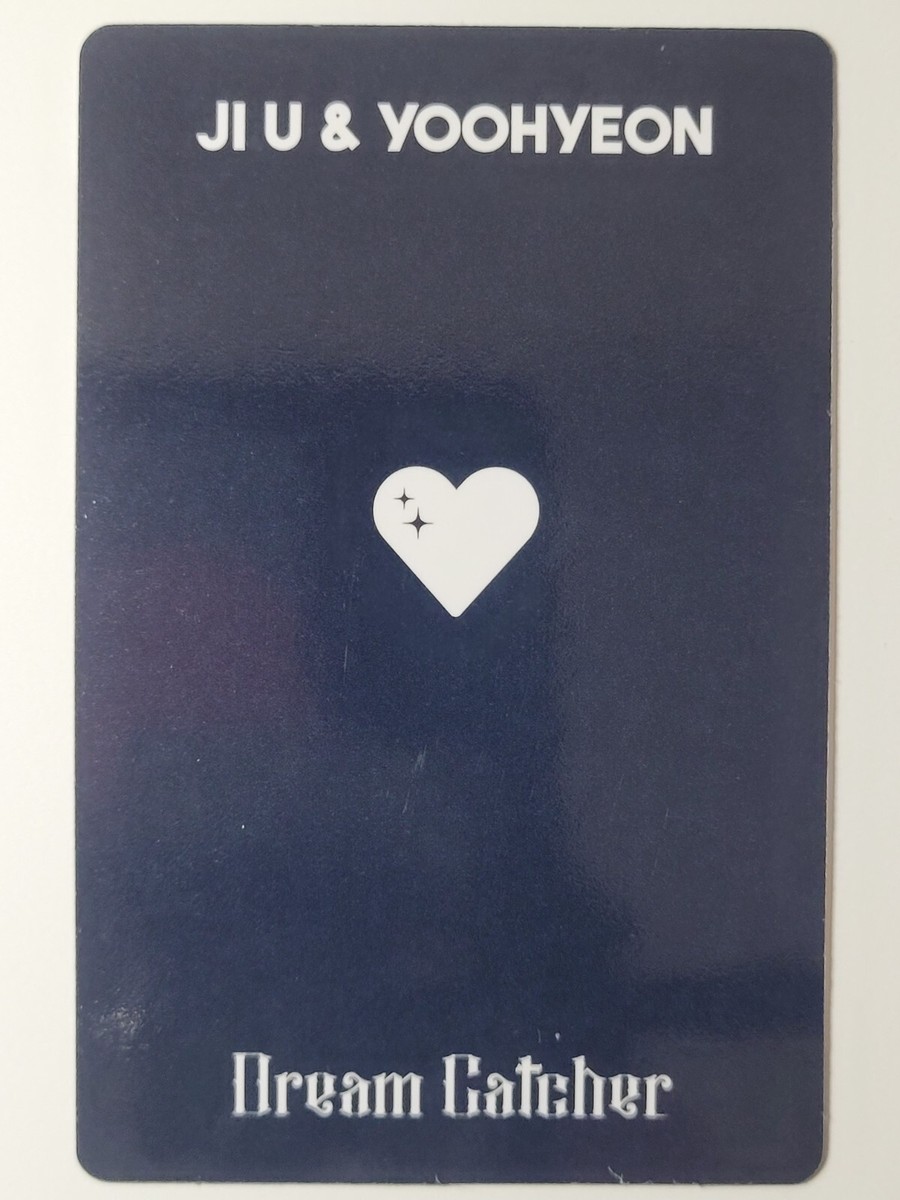 アイドル Dreamcatcher Yoohyeon signed WOOP poster DREAMCATCHER