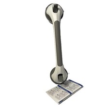 One Shower Grab Bar w/Suction Cups 16  Handle, Easily Removable New No Packaging