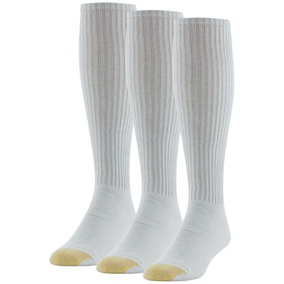 Herren Ultra Tec Performance Over-The-Calf Athletic Multipairs Socken Weiß 3 ...