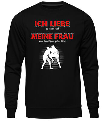 Ich liebe meine Frau Kampfsport Herren Pullover | MMA Boxen Traning Sport