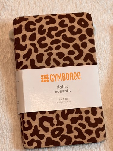 NWT Gymboree Leopard Cheetah Print Tights 7/8 & Pumpkin Knee High Socks 13/2 - Picture 3 of 6