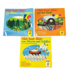 Pestalozzi Malbücher Band 1-3 Bilderbücher Pestalozzi Verlag 1974 Unbenutzt