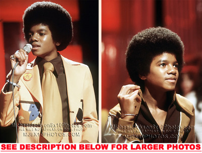 MICHAEL JACKSON age 13 ONSTAGE SOLO 2xRARE PHOTOS