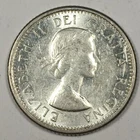 1961 Canada 10 Cents - Elizabeth II - About Uncirculated (AU) KM#51 Silver -5749
