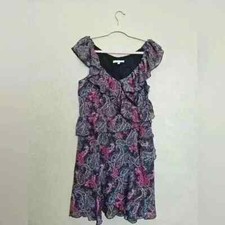 Sensil paisley  Ruffle Dress size large