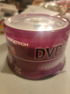 Nextech 50Pk DVD-R Recordable Disc 4.7 GB 120 Min Video Multi