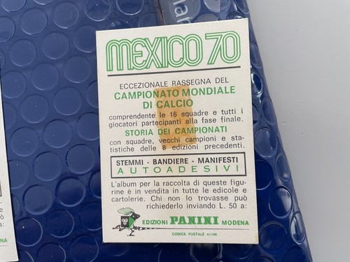 PANINI MEXICO 70 VERSIONE ITALIANA SVERIGE HELLSTROEM SEGNO CELLINA SUL RETR *** - Picture 2 of 2