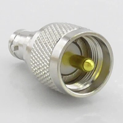 PL259 to BNC Socket Adaptor - UHF Male Plug to BNC Female Socket RF Adaptor