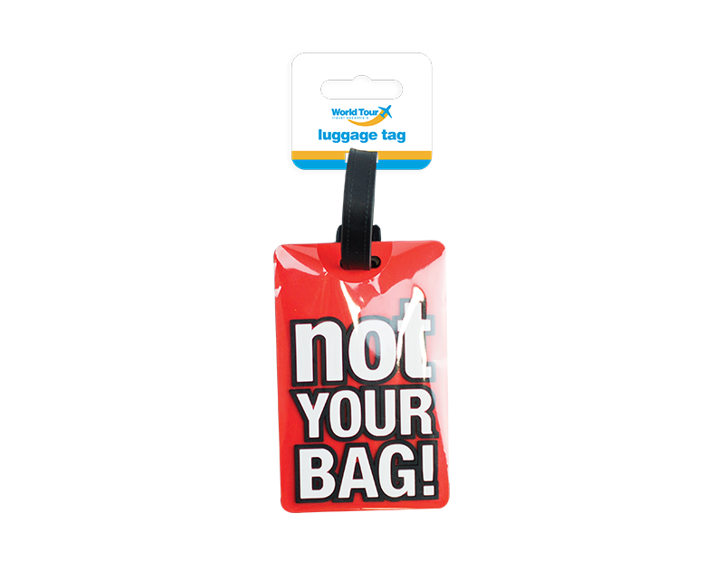 FUN Novelty LUGGAGE TAGS Funny Suitcase Travel Bag Tags Name Address