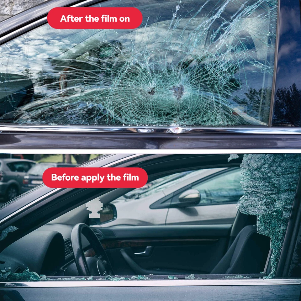 Предварительно вырезанная солнцезащитная полоска тонированная пленка для окна автостекла для Chevrolet Cruze 2010-2015 - Изображение 4 из 4