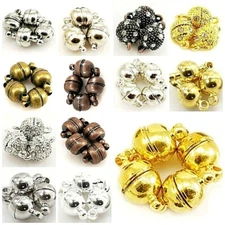 Strong Rhinestone Magnetic Clasp Crystal Clasp Silver Gold Copper Brass Findings