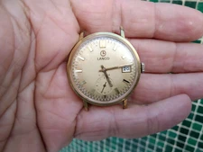 LANCO LANGENDORF 17 JEWELS CAL 1337 CALENDAR SUB SECOND  WORKING PERFECT