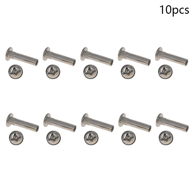 10Pcs M4 Cross Head Screw Post Chicago Screws Binding Bolts