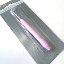 Loom Knitting Hook NEW in Package Use on All Looms Pink Handle Crafts Hobby
