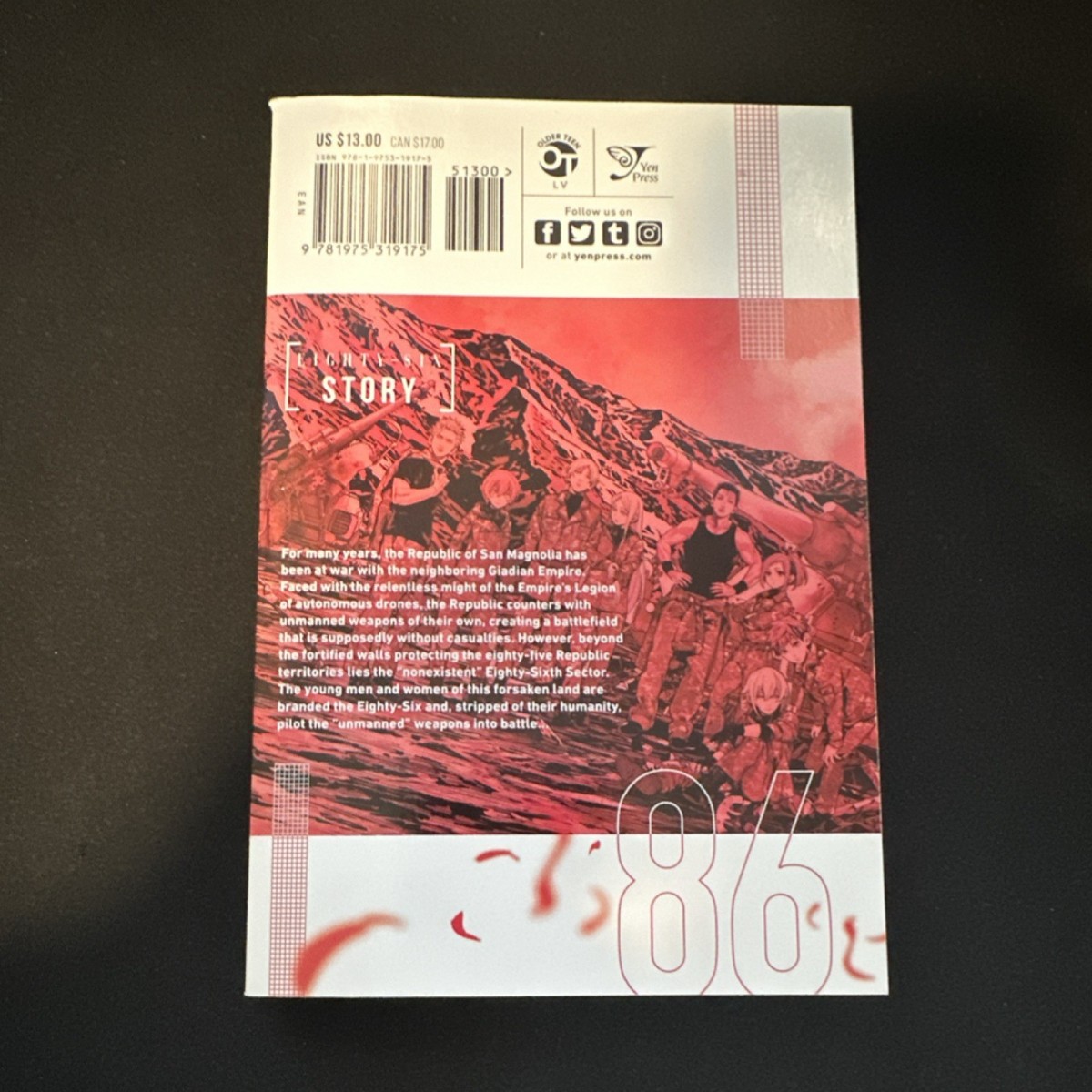 86 - Eighty Six Manga Vol. 1 Softcover English Asato Asato Motoki