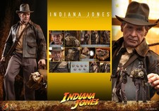Hot Toys Indiana Jones Dial of Destiny 1/6 Scale Figure Harrison Ford MMS716 New