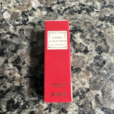 Cartier La Panthere eau de parfum sample spray 2 ml 0.06 oz each