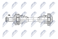 Antriebswelle NTY NPW-BM-214 FüR BMW 3Er E46 Touring 330