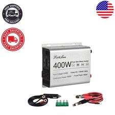 Durable 400W Pure Sine Wave Inverter with Real-Time LCD Monitoring Accessories
