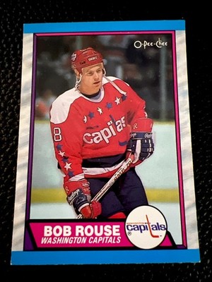 1989-90 O-Pee-Chee Hockey #26 Bob Rouse Rc - Capitals