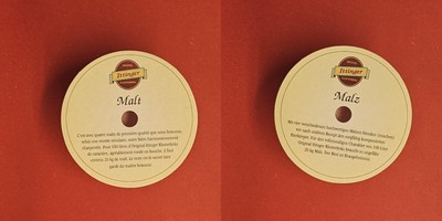 Ittinger Malt Malz Brauerei Bierdeckel Bier