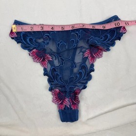 VTG Lise Charmel Floral Embroidered Lingerie 4 Piece Set 34D/M French Luxury