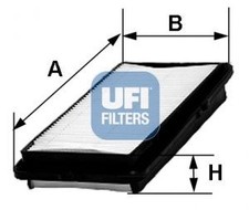 UFI (30.242.00) Luftfilter Filtereinsatz für HONDA