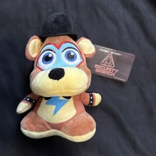 Five Nights at Freddy's Security Breach Glamrock Freddy Bear Stuffed Plush 8"