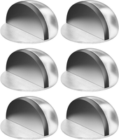 TüRstopper Wandschutz 6 StüCk Edelstahl Selbstklebend