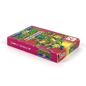 TEENAGE MUTANT NINJA TURTLES 2 Nintendo Famicom Japan Import F/S Tested