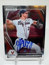 2021 Panini Prizm Draft Picks Baseball SIGNED RC Griff McGarry PDP84