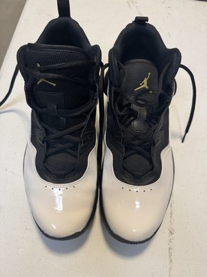 Nike Air Jordan Stay Loyal 3 White Patent Black Shoes Sneakers Men Sz 12 No Box!