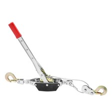 Uimoso Power Puller Come Along Winch 2Ton 4409 lbs Heavy Duty Pull Hoist 2 Hooks