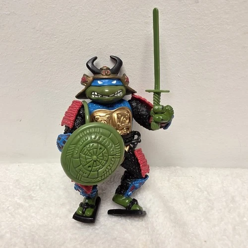 1990 Vintage TMNT Leo The Sewer Samurai Teenage Mutant Ninja Turtles Figure