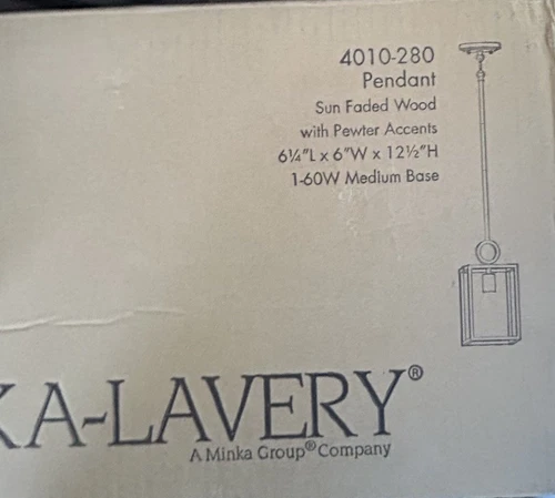 Minka Lavery 4010-280 - Pendants Indoor Lighting - Picture 2 of 2