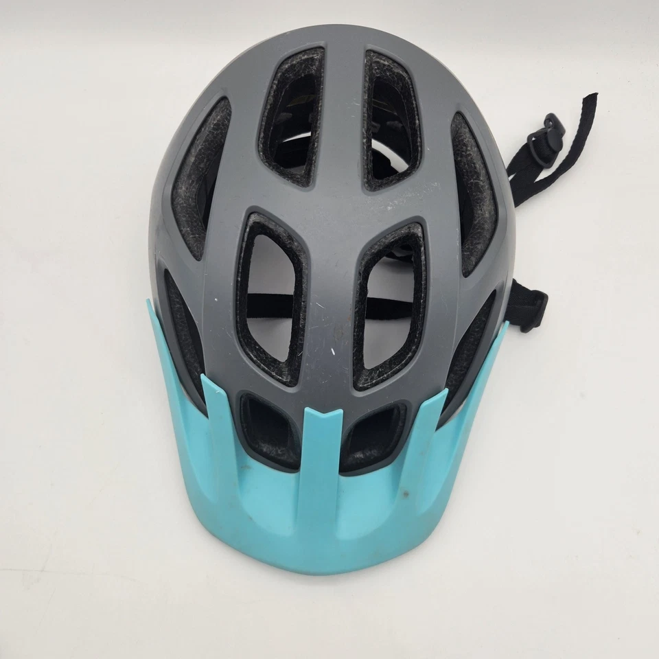 Casco de bicicleta Schwinn MTB ajuste de esfera gris verde azulado visera ventilada SW7566AWJ-2 Foto 2 de 4