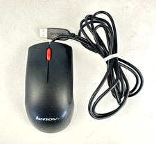 Levono 300 Wired USB Mouse 3 Button Layout Tested Working Preowned GX30M39704