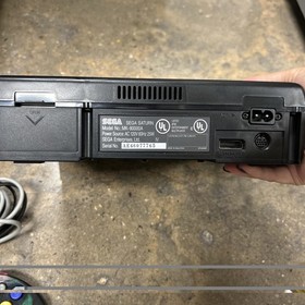 SEGA Saturn Console Black w/ Power & AV Cords, NTSC-U/C MK-80000A