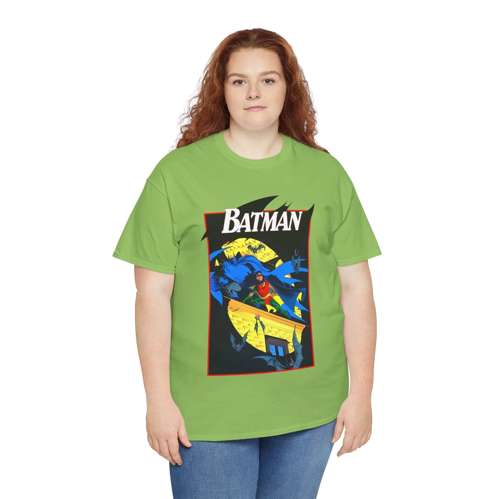 Batman & Robin T-Shirt - Norm Breyfogle Art - DC Comics - Dynamic Duo - Gotham