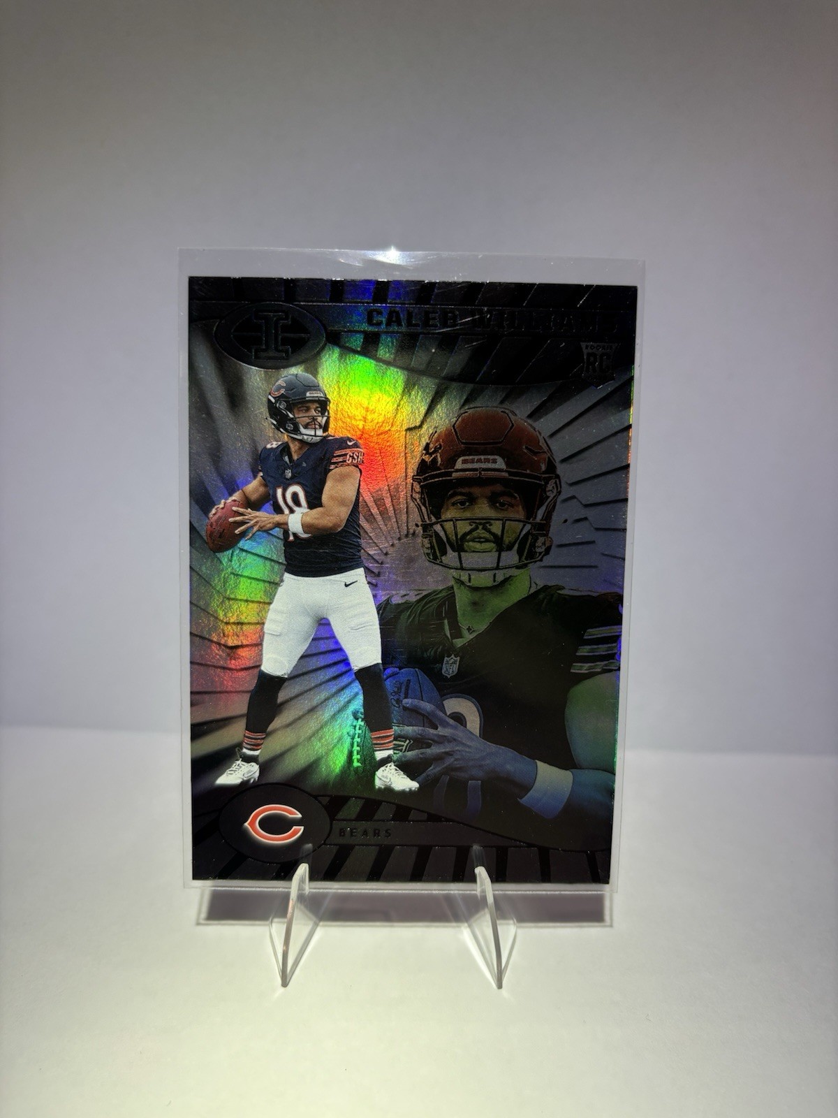 Caleb Williams 2024 Panini Illusions - Base Holo #13 Rookie RC Chicago Bears