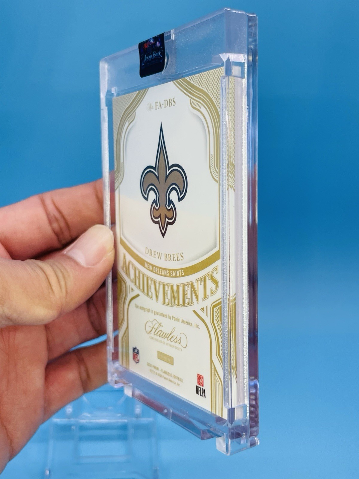 2025 Flawless ~ DREW BREES ~ Achievements 💥 On Card AUTO #'d 20/20 BOOKEND! 🔥 view 15