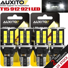 AUXITO T15 921 912 LED Reverse Backup Light Bulb 2400LM 6000K Super Bright White