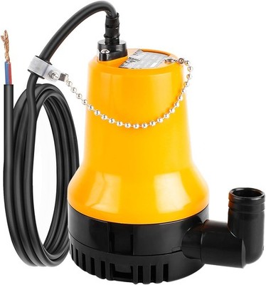 Tauchpumpe Wasserpumpe DC 12V 60W 3600L/H für Teich Boot mit 1.3m Kabel