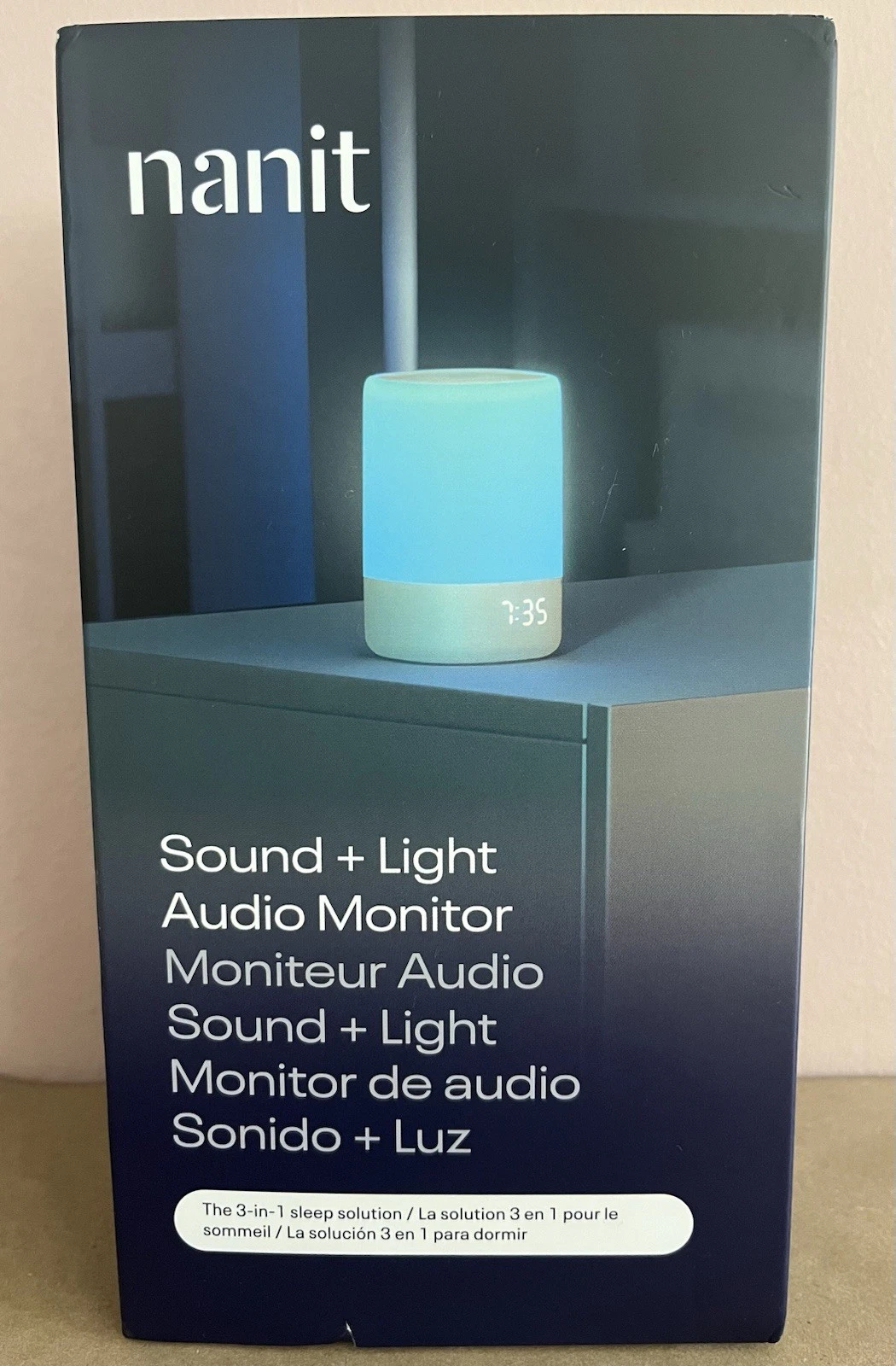 Nanit Sound + Light Audio Monitor The 3-in-1 Sleep Solution Soothing Sounds NEW!