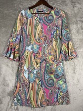 Tommy Hilfiger Paisley Multicolored Dress Summer Spring Dress 8 Preppy