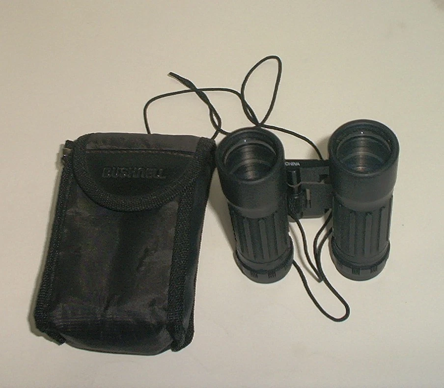 BUSHNELL COMPACT BINOCULARS 10 X 25, 302 FT at 1000 YDS with Soft Case - Image 3 of 4