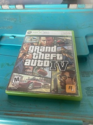 Grand Theft Auto IV (Xbox 360, 2008) Complete W Map And Manual