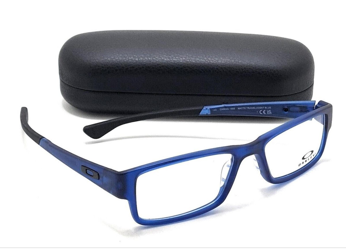 Oakley AIRDROP Reading Glasses OX8046-1855 55-18 Matte Blue Frames