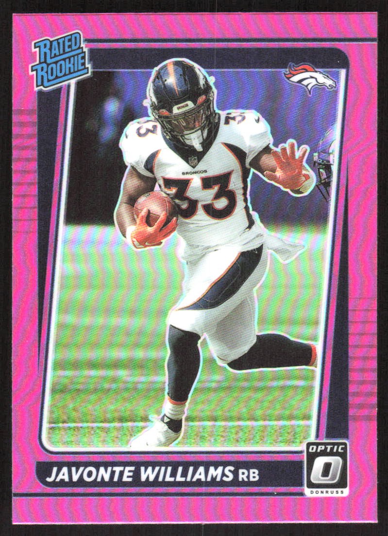 2089I 2021 Donruss Optic #215 Javonte Williams Pink
