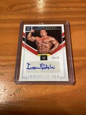2023 Panini Immaculate WWE Ivan Putski #/25 Autograph Card Immortal Ink